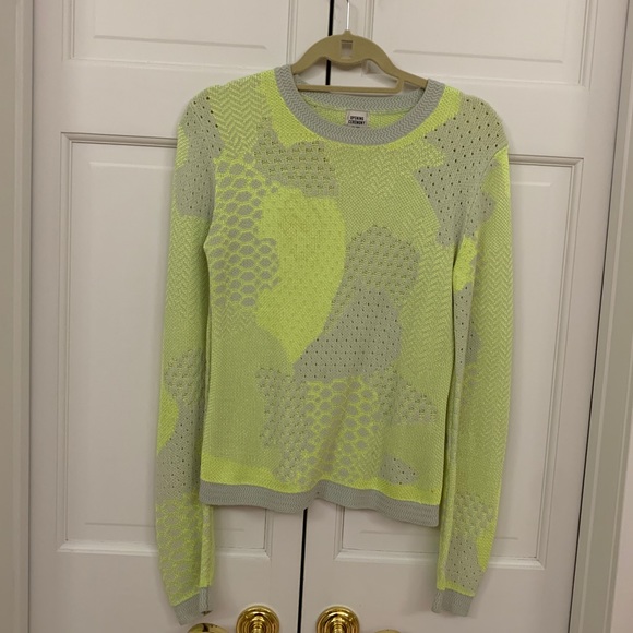 Opening Ceremony Neon Yellow Knit Sweater - Picture 14 of 14